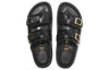 BirkenstockSt Barths Natural Leather Narrow Fit 'Black'