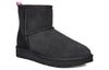 UGG(WMNS) Classic Mini II Graphic Logo High Top Fleece Lined Black