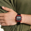 CASIOG Shock Waterproof Mens Black/Red Digital