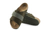 BirkenstockKyoto Suede Leather Sandals 'Thyme'