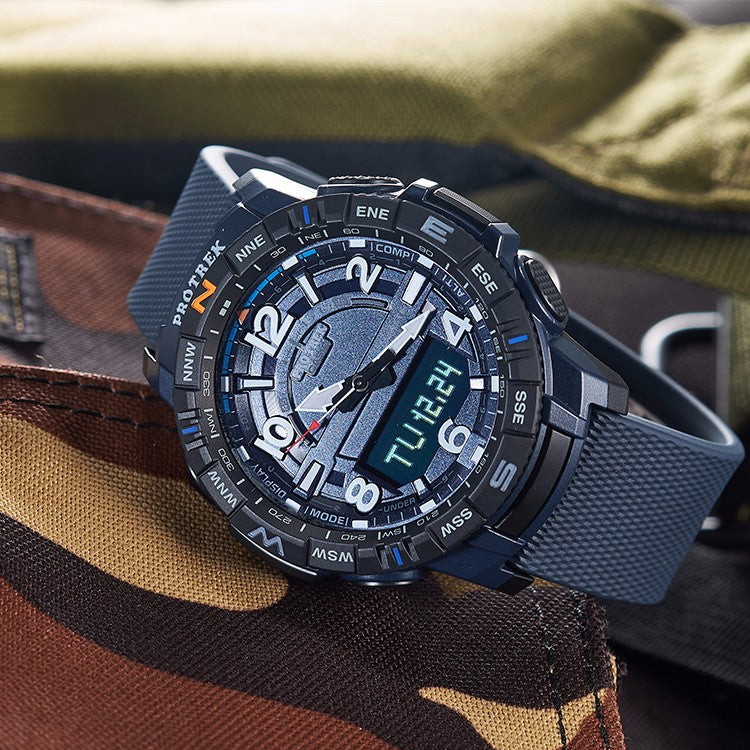 CASIOQuartz Waterproof Sports Mens Blue Analog/Digital Combo