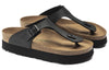 Birkenstock(WMNS) Gizeh Platform Vegan Birko-Flor 'Black'