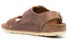 Birkenstock(WMNS) Milano Big Buckle Natural Leather Oiled Narrow Fit Sandals 'Cognac'