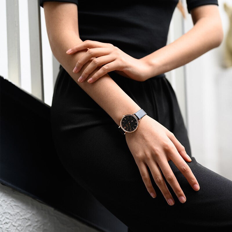 CASIOSHEEN Quartz Waterproof Sapphire Crystal Black Analog