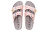 Birkenstock(WMNS) Arizona ESD Birko-Flor Narrow Field 'Flower Field Rose'