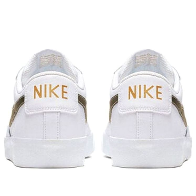 NikeBlazer Low Premium 'White Metallic Gold'