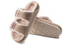 Birkenstock(WMNS) Arizona Shearling Suede Leather Sandals 'Light Rose'