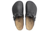 BirkenstockBoston Grip Natural Leather 'Vintage Wood Black'