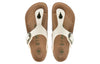 BirkenstockGizeh Vegan Big Buckle Textile Narrow Fit Sandals 'Eggshell'
