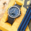 CASIOG Shock Waterproof Sports Solar Powered Mens Blue Analog/Digital Combo