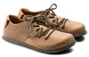 BirkenstockMontana Series Cowhide Low Top Casual Flat Shoes Unisex Brown Ordinary Version