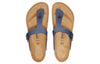 Birkenstock(WMNS) Arizona Big Buckle Oiled Leather 'Blue'