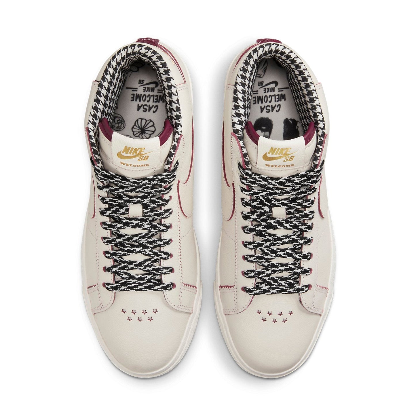 Nikex Welcome Skateboarding Zoom Blazer Mid SB 'Casa Welcome Madrid'