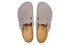 Birkenstock(WMNS) Boston Suede Leather 'Stone Coin'
