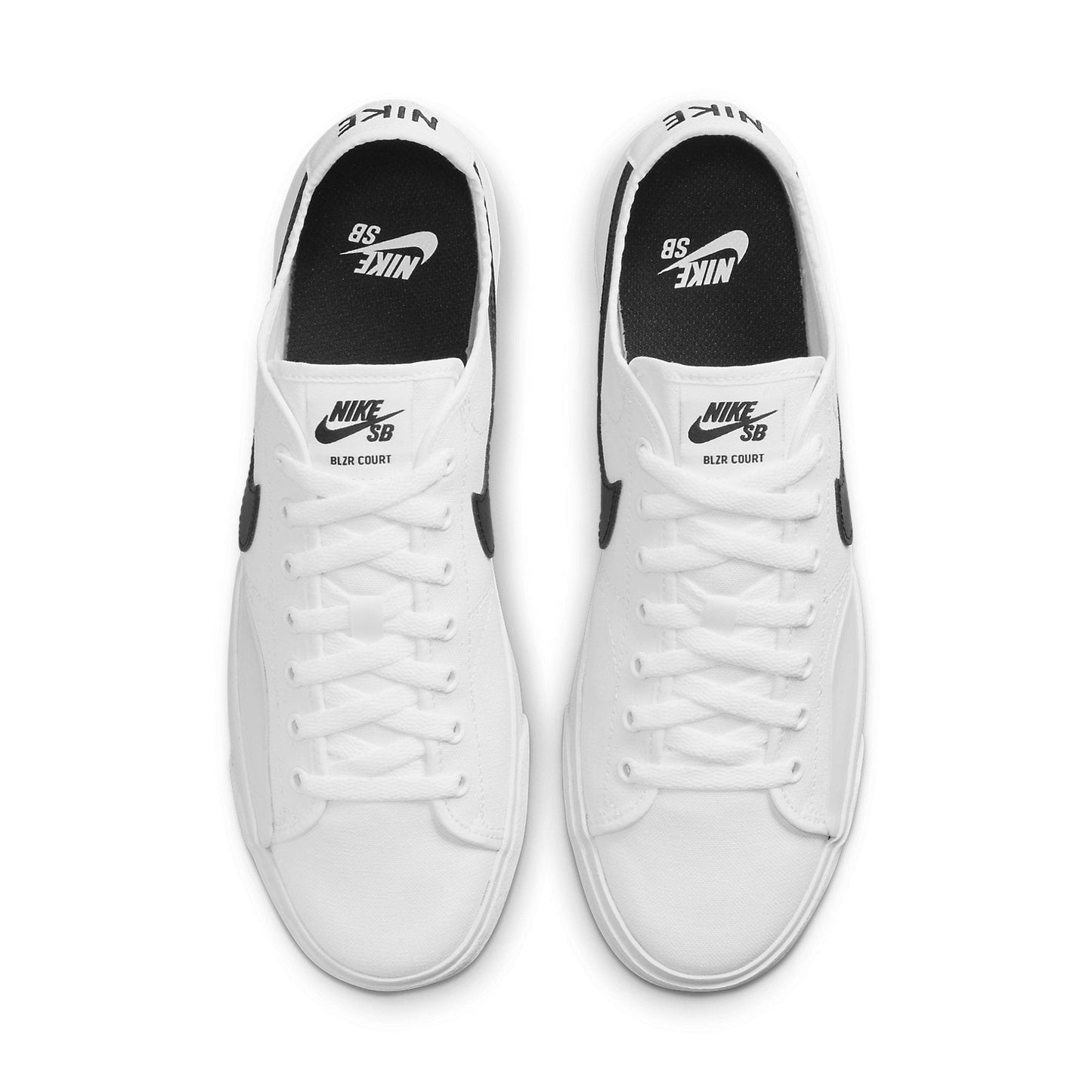 NikeBlazer Court SB 'White Black'