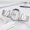 CASIOWaterproof Stainless Steel Strap Quartz White Analog