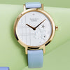 CASIOCasio Sheen Minimalistic Analog Watch 'Crystal Light Blue White'