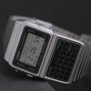 CASIOQuartz Waterproof Analog Mens Silver Digital