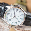 CASIOQuartz Waterproof Mens Silver Analog