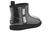 UGGClassic Clear Mini II Large LOGO Fleece Lined Big Boys Black