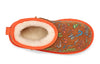 UGGClassic Mini Graffiti Fleece Lined Big Boys Brown