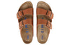 BirkenstockArizona Soft Footbed Birko-Flor 'Ginger Brown'