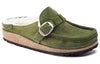 BirkenstockBuckley Shearling Suede Leather 'Mountain View Green'