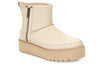 UGG(WMNS) F19 Classic Rebel Biker Mini Fleece Lined Pink