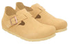 BirkenstockLondon Suede Leather Narrow Fit Shoes 'Latte Cream'