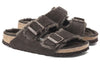 BirkenstockArizona Shearling Suede Leather 'Mocca'