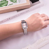 CASIOStainless Steel Strap Waterproof Pink Analog