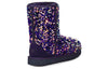 UGG(WMNS) Classic Short Stellar Sequin Snow Boots Black/Blue/Purple