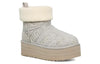 UGG(WMNS) Classic Mini Platform Felted 'Grey'