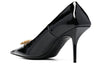 (WMNS) Balenciaga Square Knife BB 80mm Pumps 'Black Shiny Lambskin' 694712WBD821080