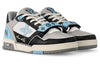 LOUIS VUITTON LV Trainer Sneakers 'Blue Monogram Black Grey' 1AC50W