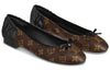 (WMNS) LOUIS VUITTON Joy Ballerina Shoes 'Brown Monogram' 1A87XU