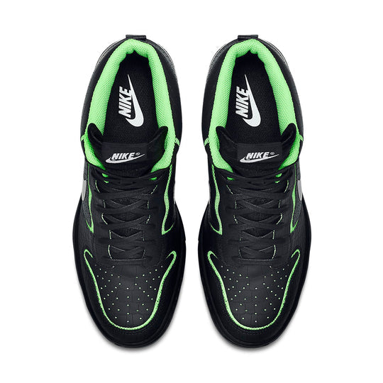 (WMNS) Nike Dunk High 'Black Green' 705488-001