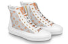 (WMNS) LOUIS VUITTON Stellar Ankle Sneakers 'White Grey Orange' 1A8NK5