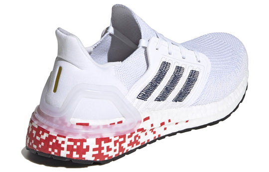 (WMNS) adidas UltraBoost 20 'Digital Pixel - White Scarlet' EG0722