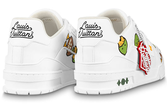 LOUIS VUITTON x Nigo Trainers 'White with Duck Monogram' 1A9JBW