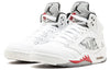 Air Jordan 5 Retro x Supreme 'White' 824371-101