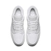 Air Jordan 1 Retro Low 'White Metallic Silver' 553558-105