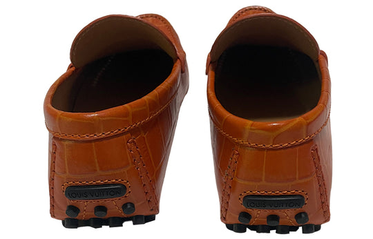 LOUIS VUITTON Hockenheim Moccasin Shoes 'Bright Brown' 1A4U00