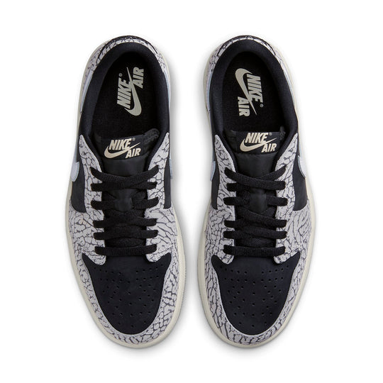 (WMNS) Air Jordan 1 Retro Low OG 'Black Cement' CZ0775-001