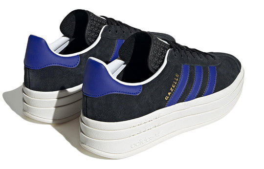 (WMNS) adidas Gazelle Bold 'Black Lucid Blue' HQ4408