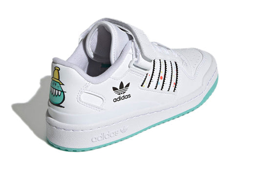 adidas originals Forum Low J x Kevin Lyon 'White Black Blue' H01440