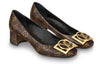(WMNS) LOUIS VUITTON LV Madeleine Block Heels 'Brown Monogram' 1A8NCJ