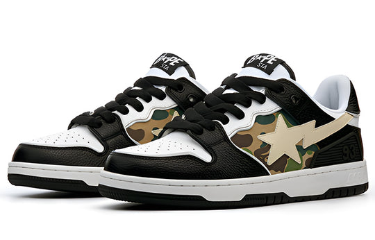 A BATHING APE Sk8 Sta 'Black Beige' 1I70-191-006-BLACK