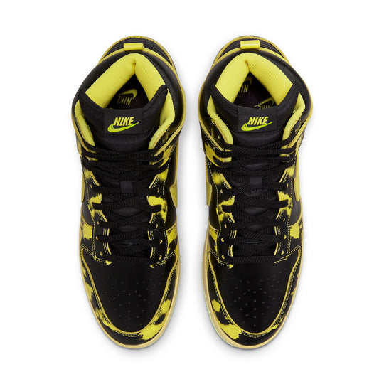 Nike Dunk High 1985 'Yellow Acid Wash' DD9404-001
