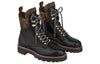 (WMNS) LOUIS VUITTON Territory Flat Ranger Boots 'Black with Monogram Collar' 1A958P